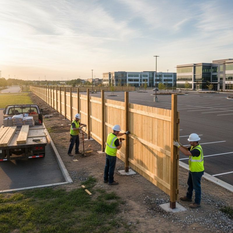 Concrete Fence Construction detail
