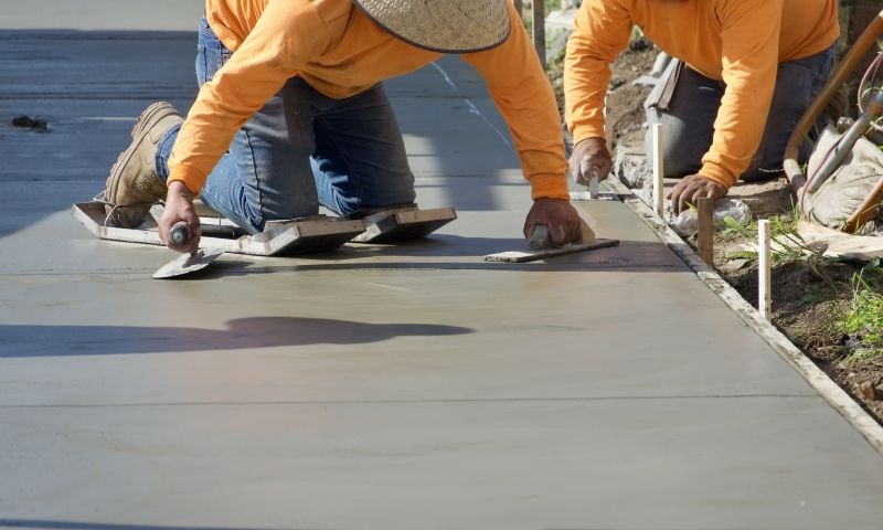 Quality concrete installation ensures long-lasting surfaces.